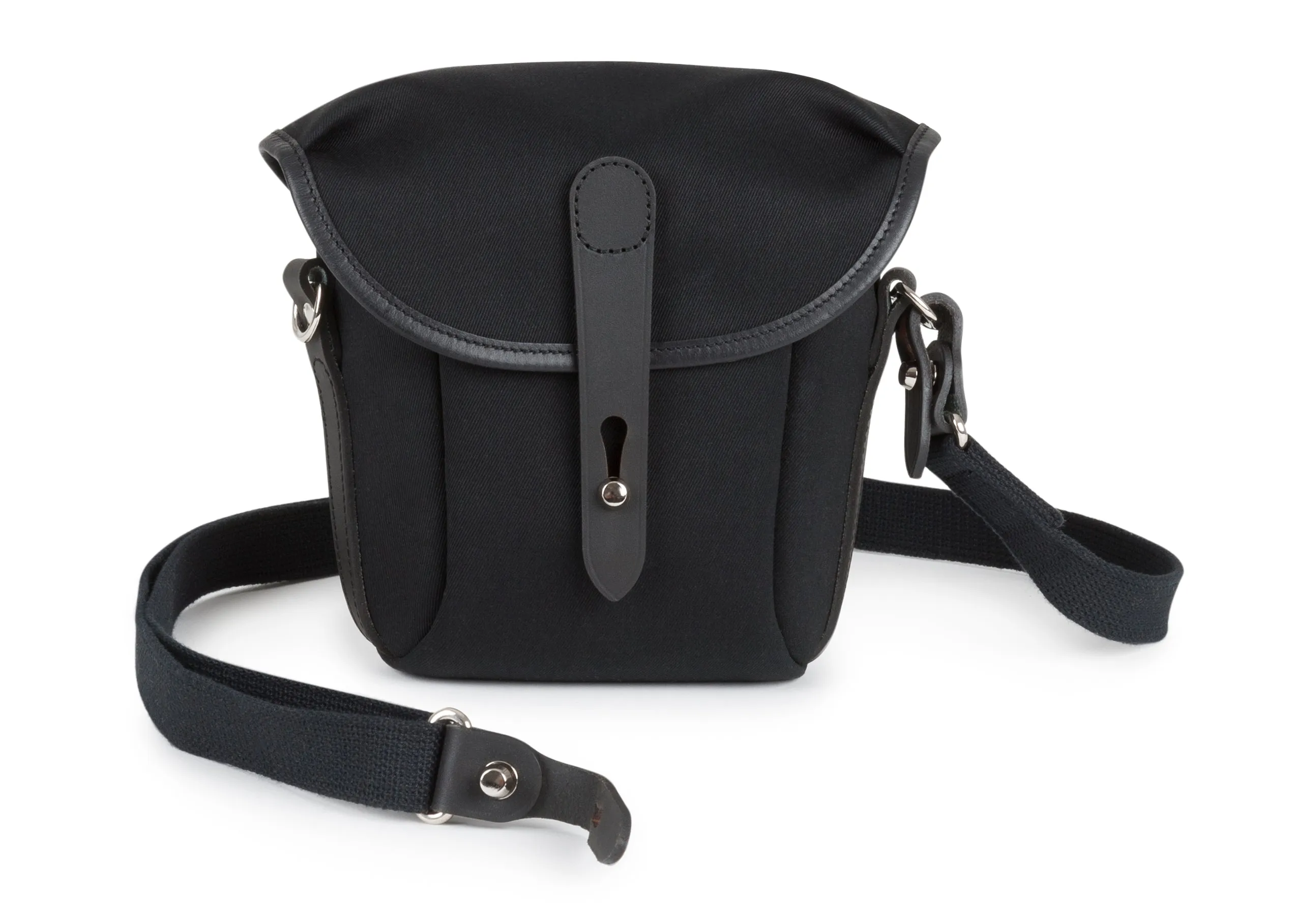 Galbin Binocular Case - 8 / Black Canvas / Black Leather