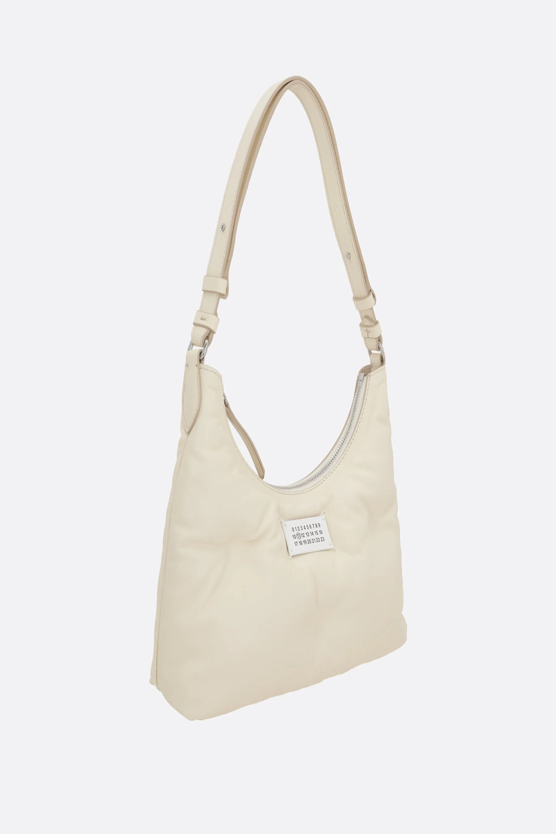 Glam Slam small hobo bag in quilted nappa