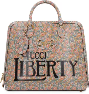 Gucci X Liberty Allover Printed Holdall Bag