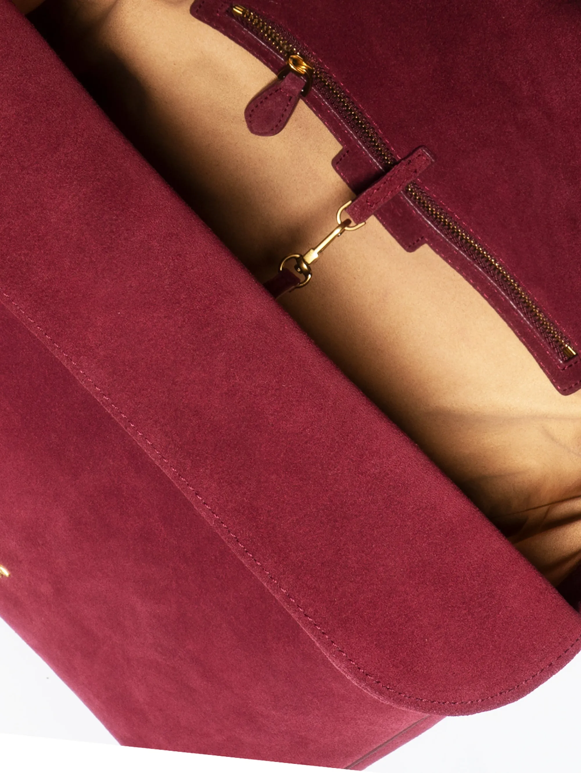 Handbag in Ribes Suede