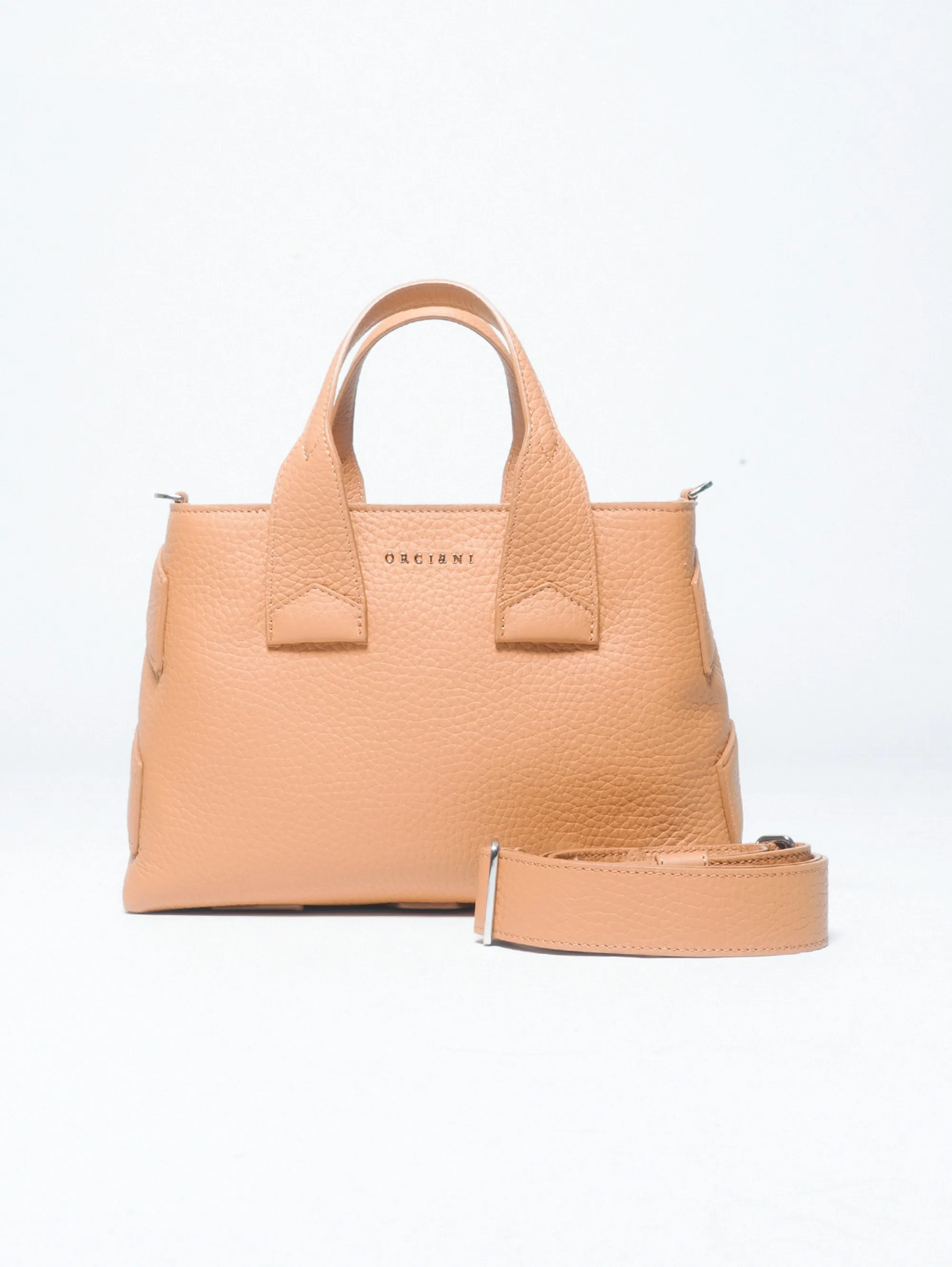 Handbag with Almond Interlocking