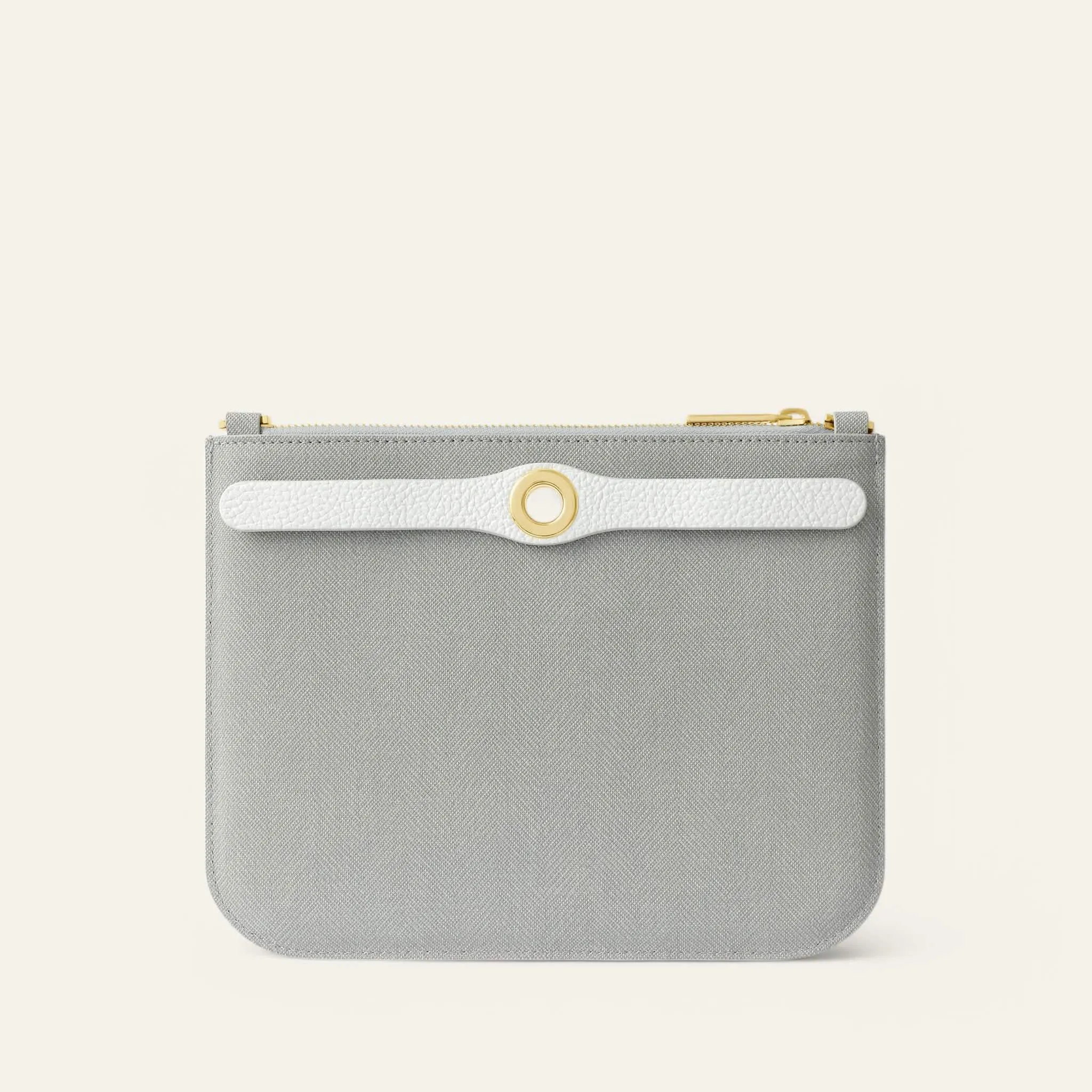 Ivy | Dove White with Gold hardware