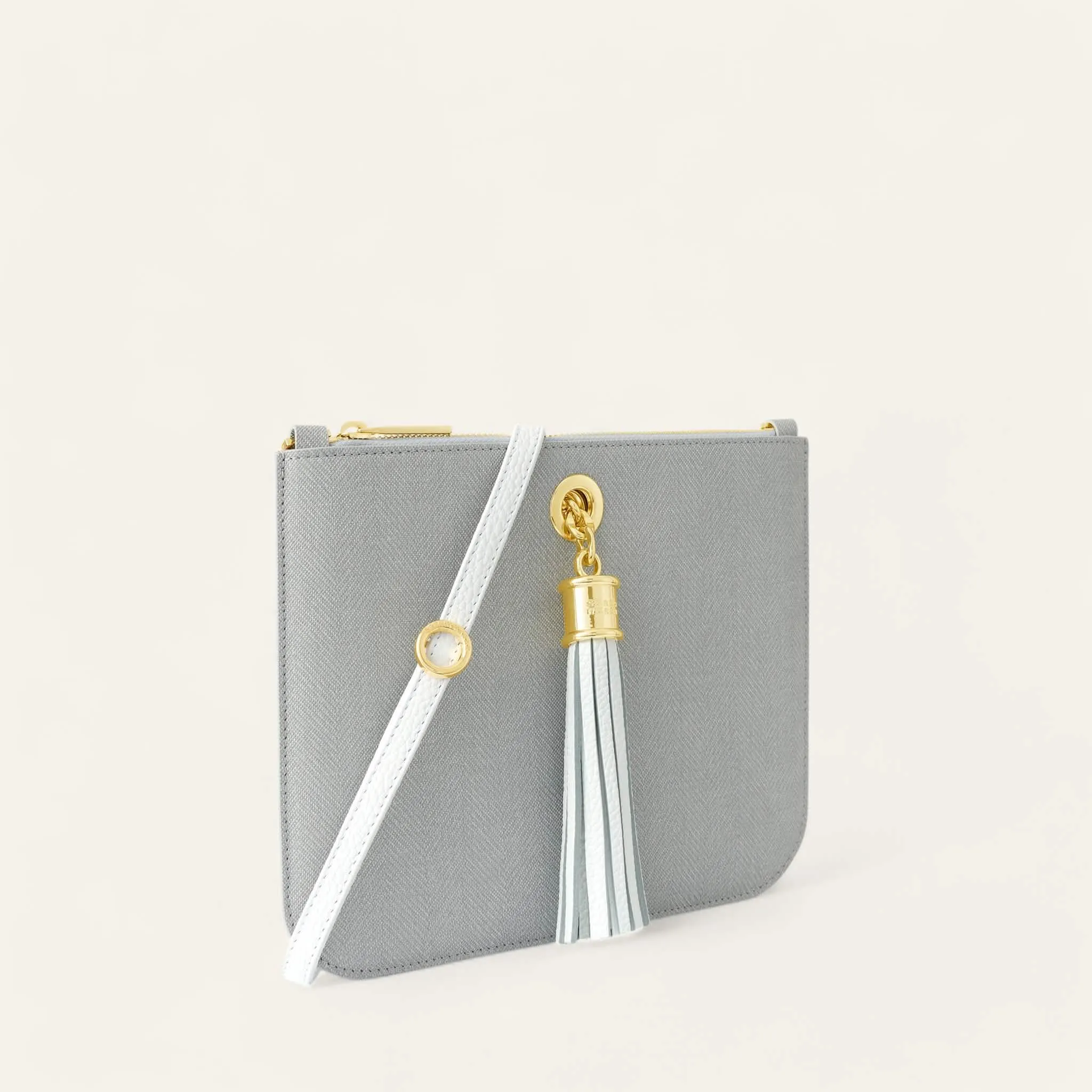 Ivy | Dove White with Gold hardware