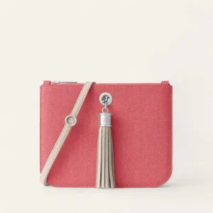 Ivy | Strawberry Porcelain with Silver hardware