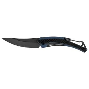 Kershaw Pocket Knife - Reverb XL Trailing Point Plain Edge Blade Frame Lock | KW1225