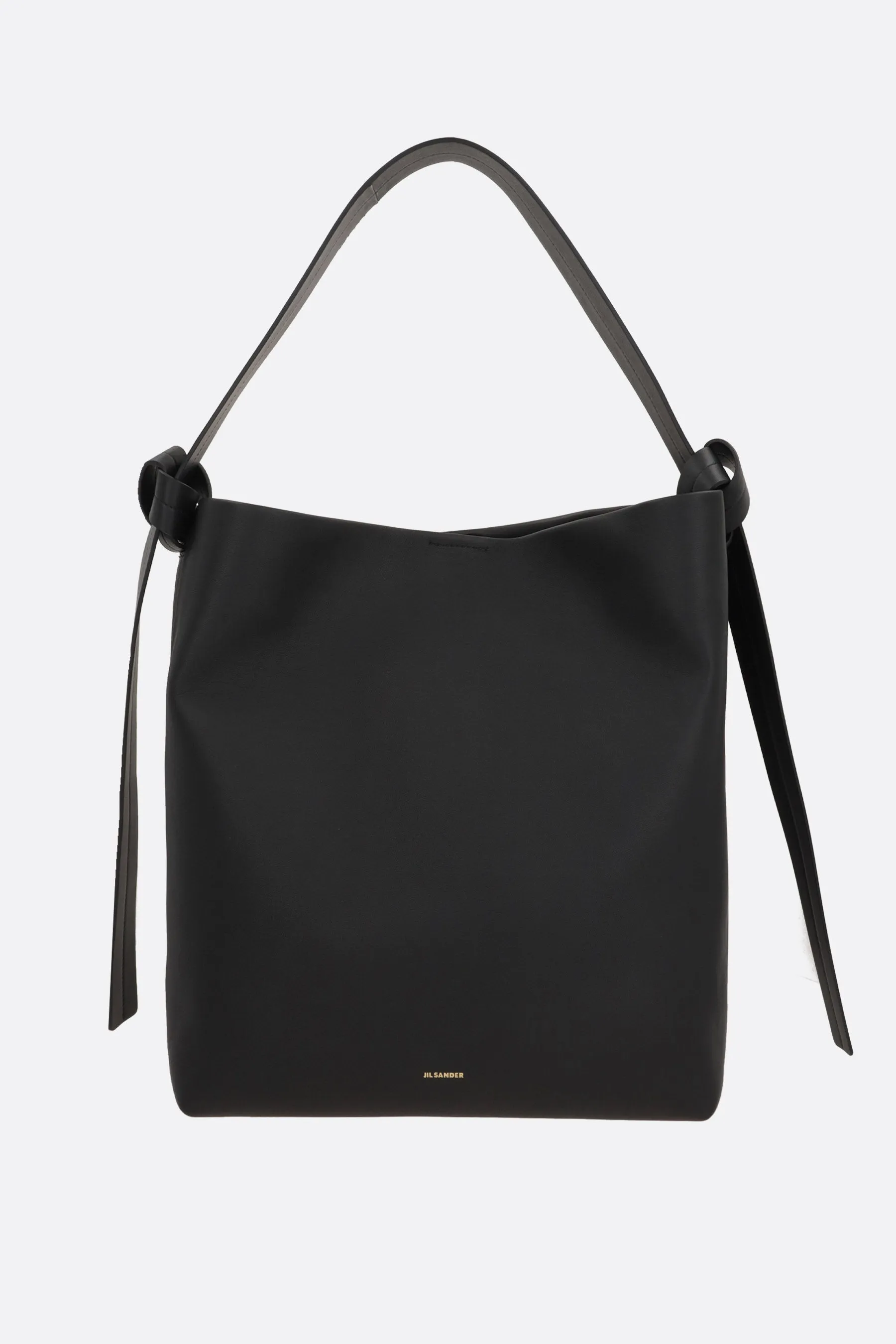Knot medium hobo bag in smooth leather