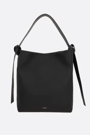 Knot medium hobo bag in smooth leather