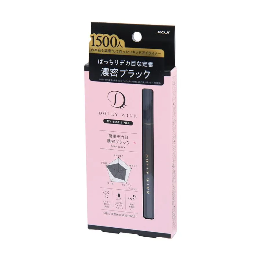 KOJI Dolly Wink My Best Liner Deep Black
