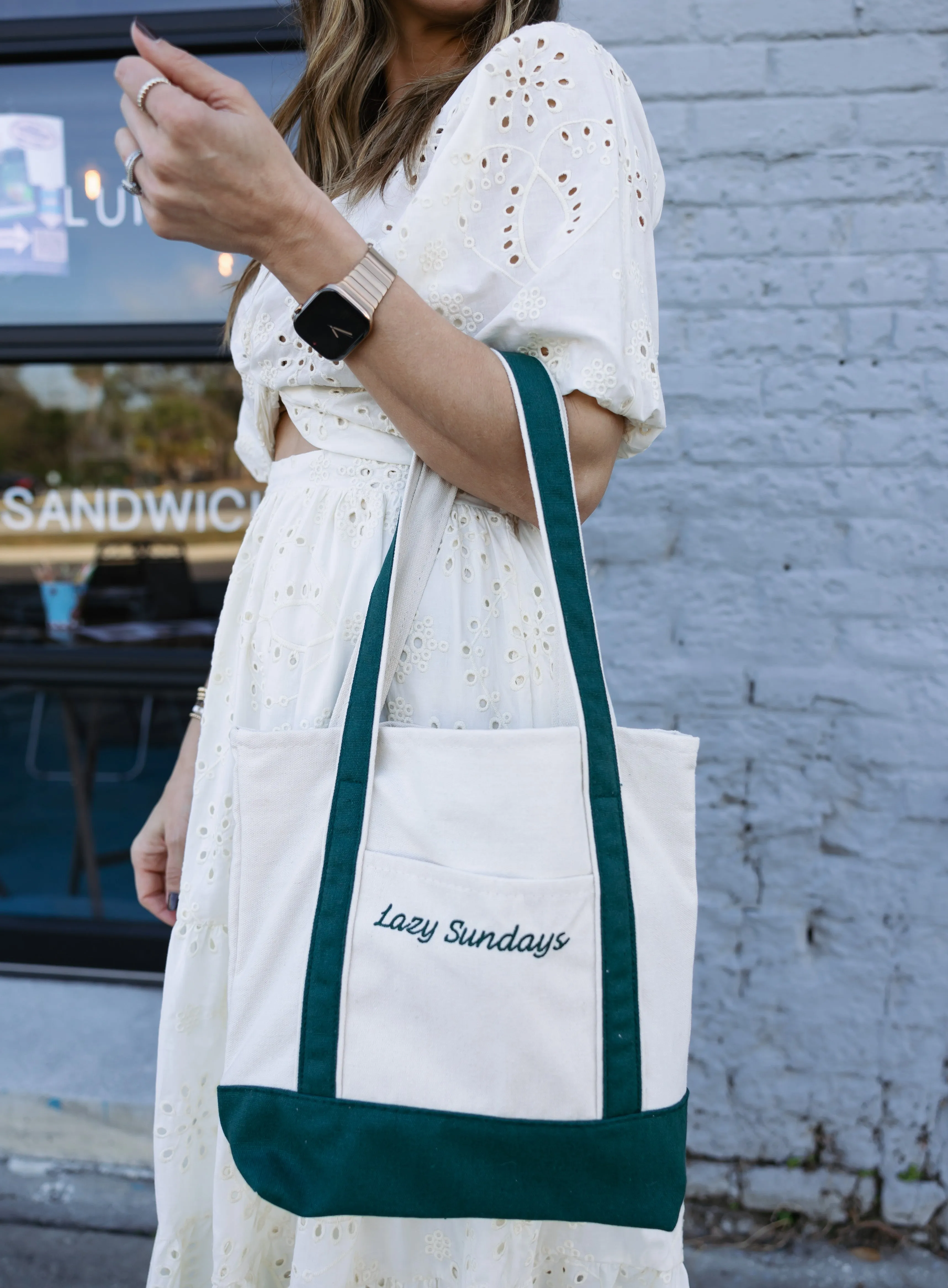 Lazy Sundays Mini Tote Bag