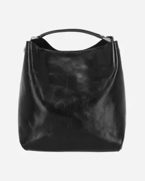 Leather Tote Black
