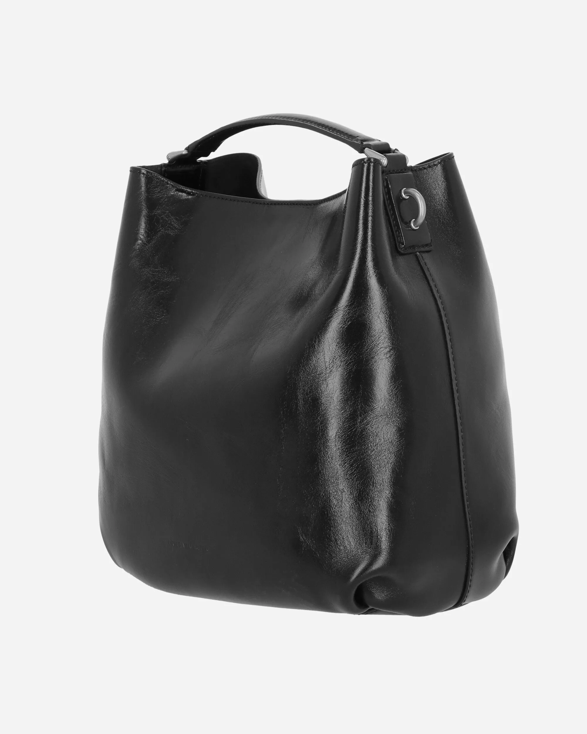 Leather Tote Black