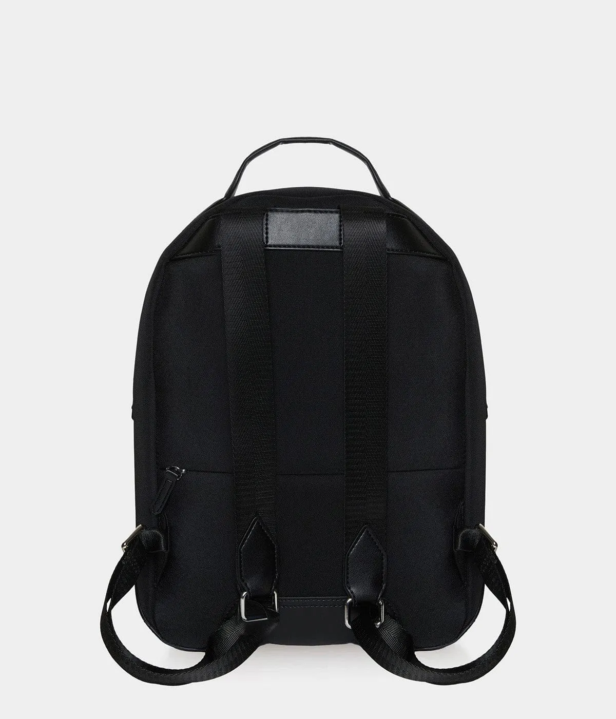 Lively Apple Skin & Recycled Nylon Backpack | Black