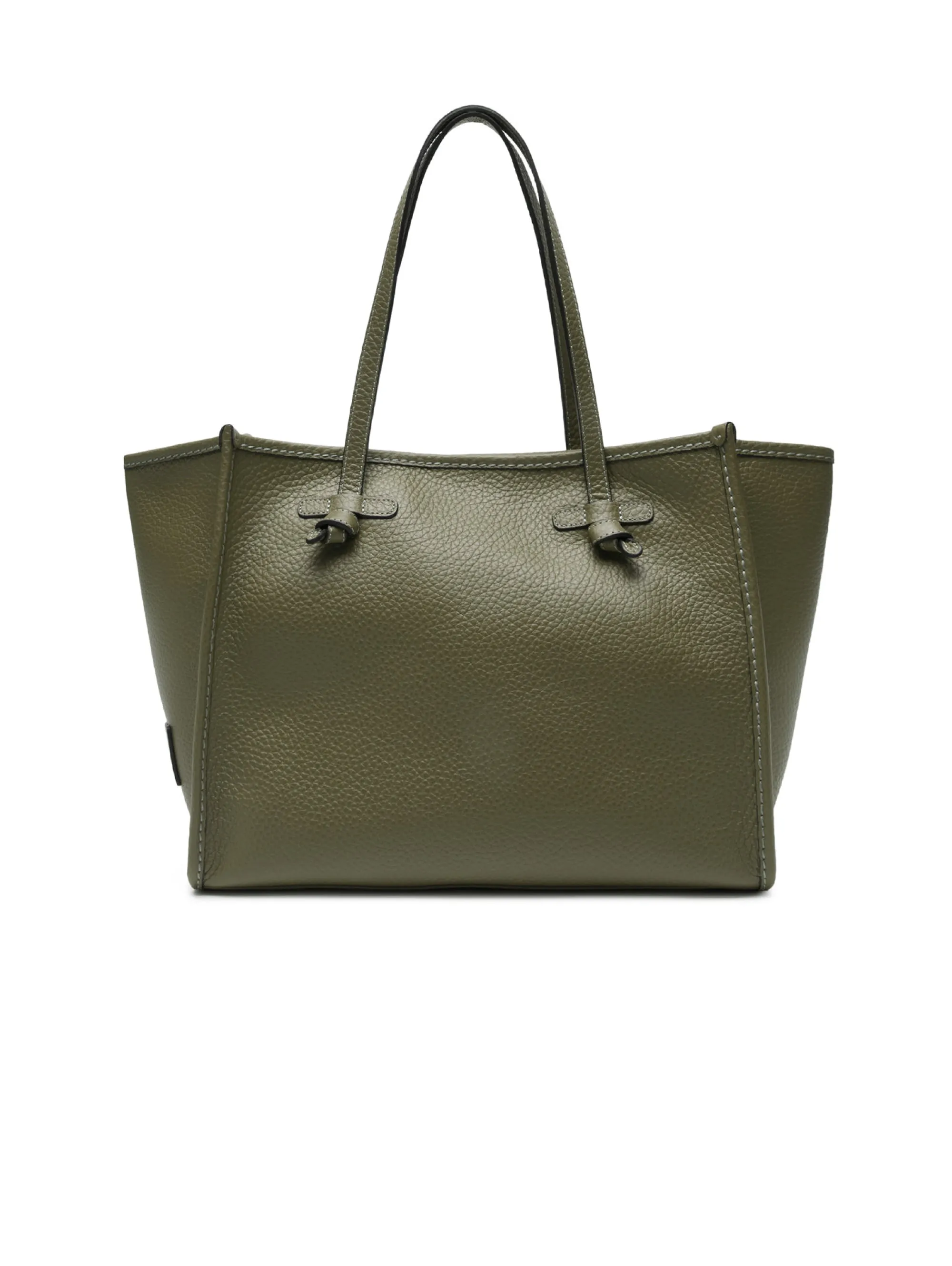 Marcella Green Leather Shoulder Bag