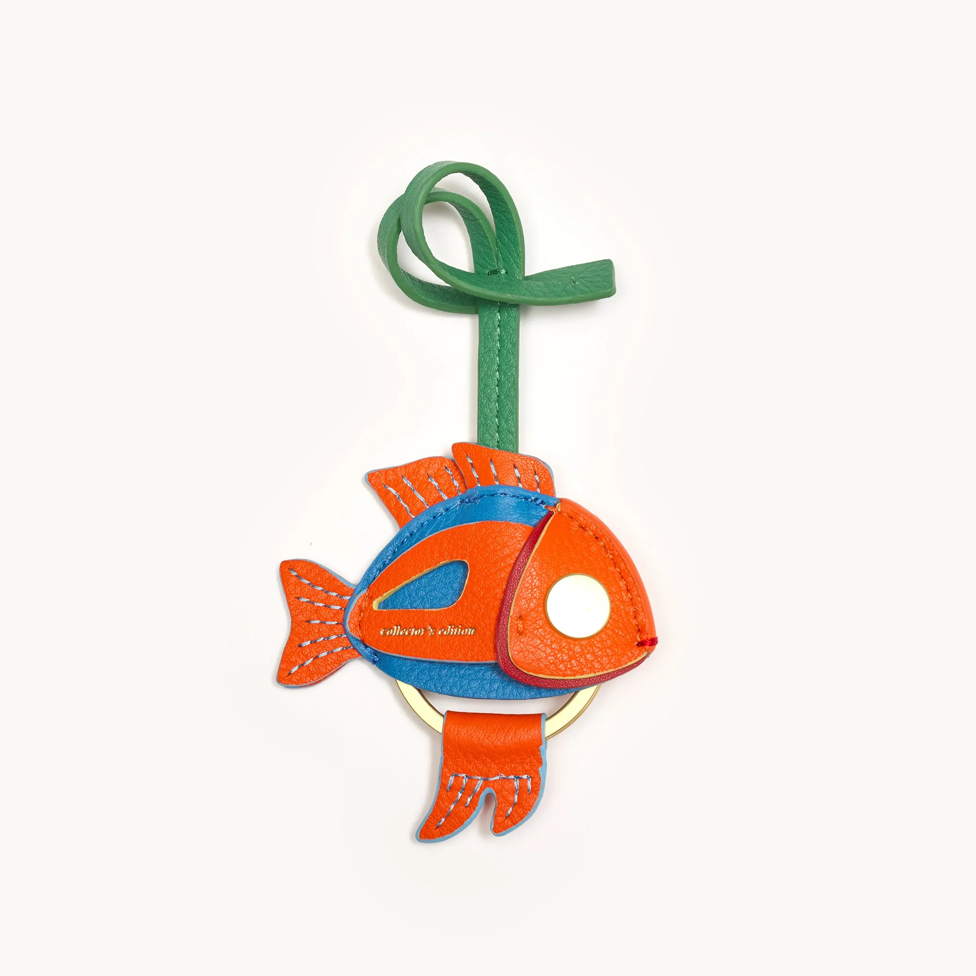 Marley Keychain | Mai Tai/Brushed Gold