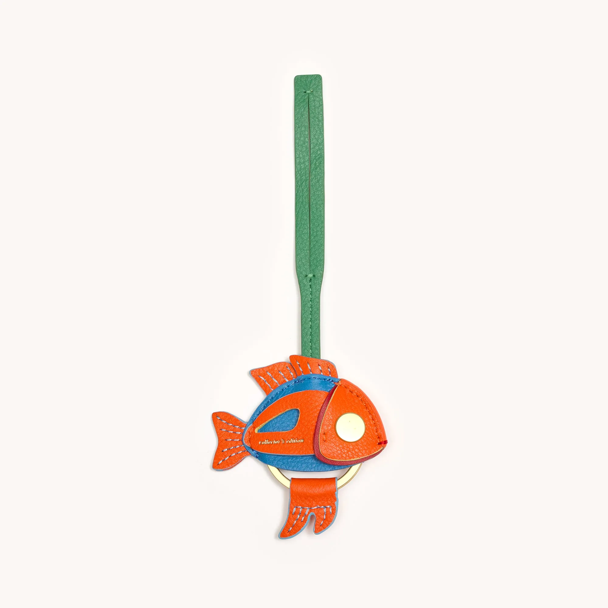 Marley Keychain | Mai Tai/Brushed Gold