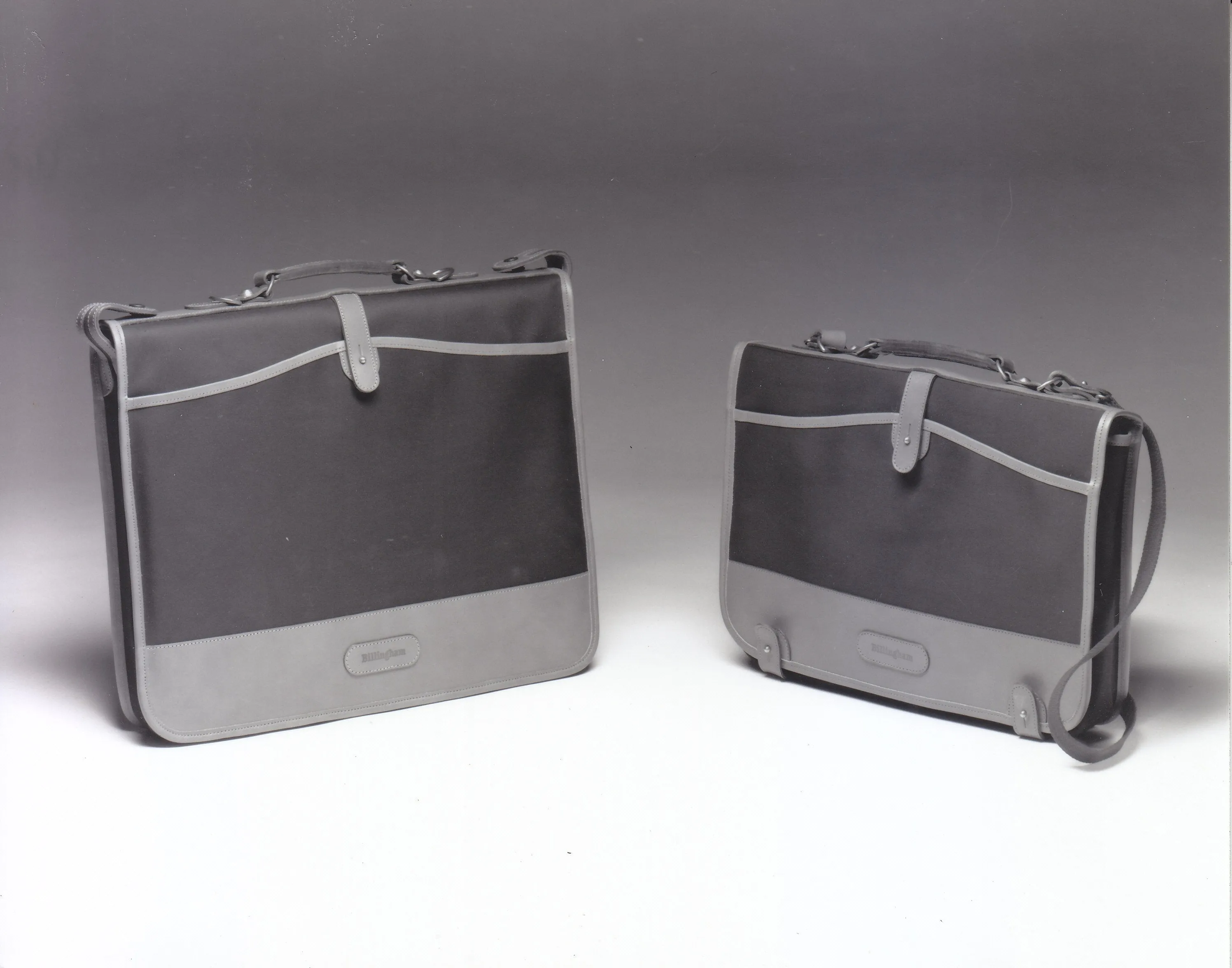 Metro Range - Metro A3 Folio / Black Canvas / Tan Leather