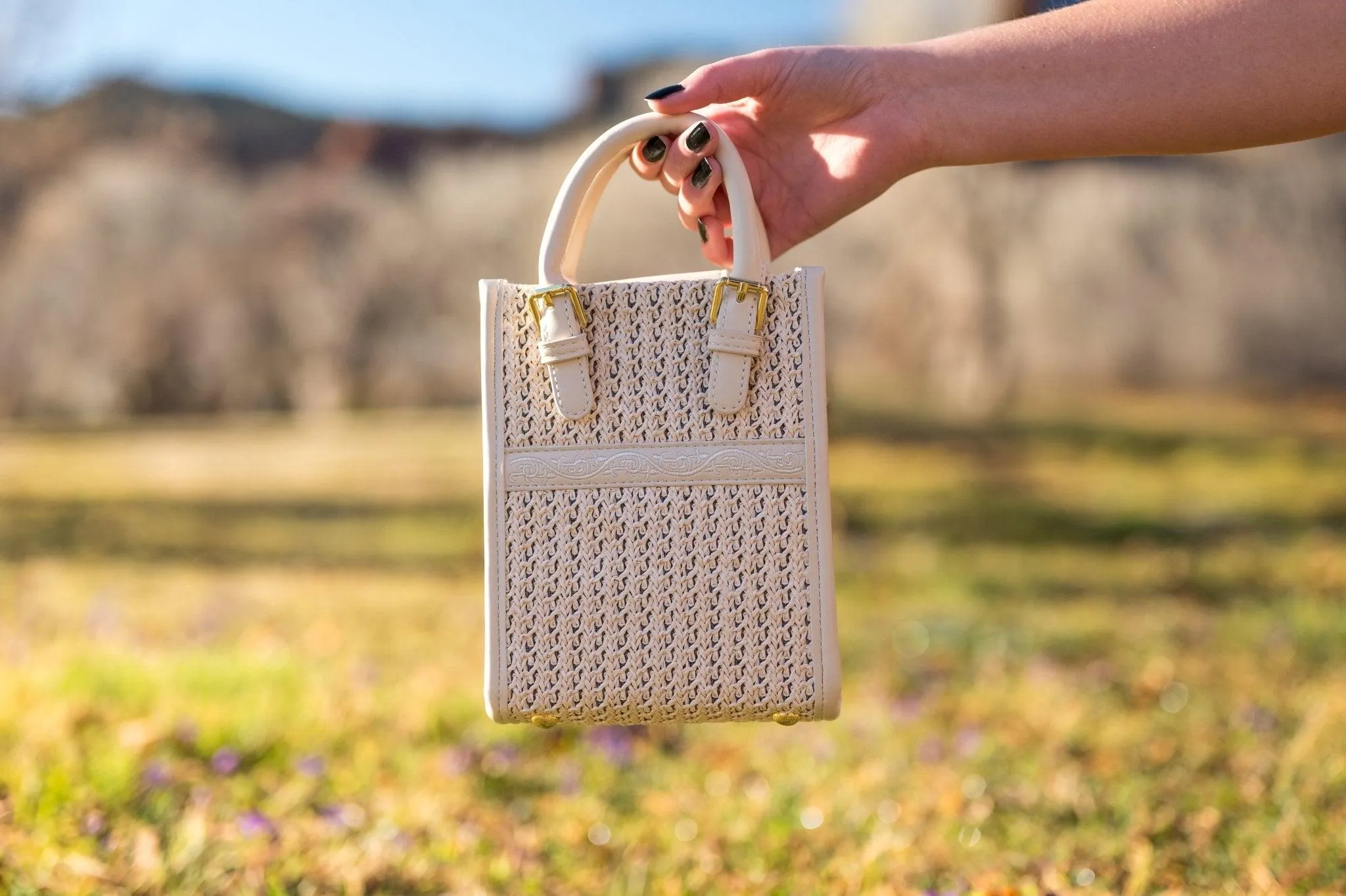 Mila Woven Crossbody