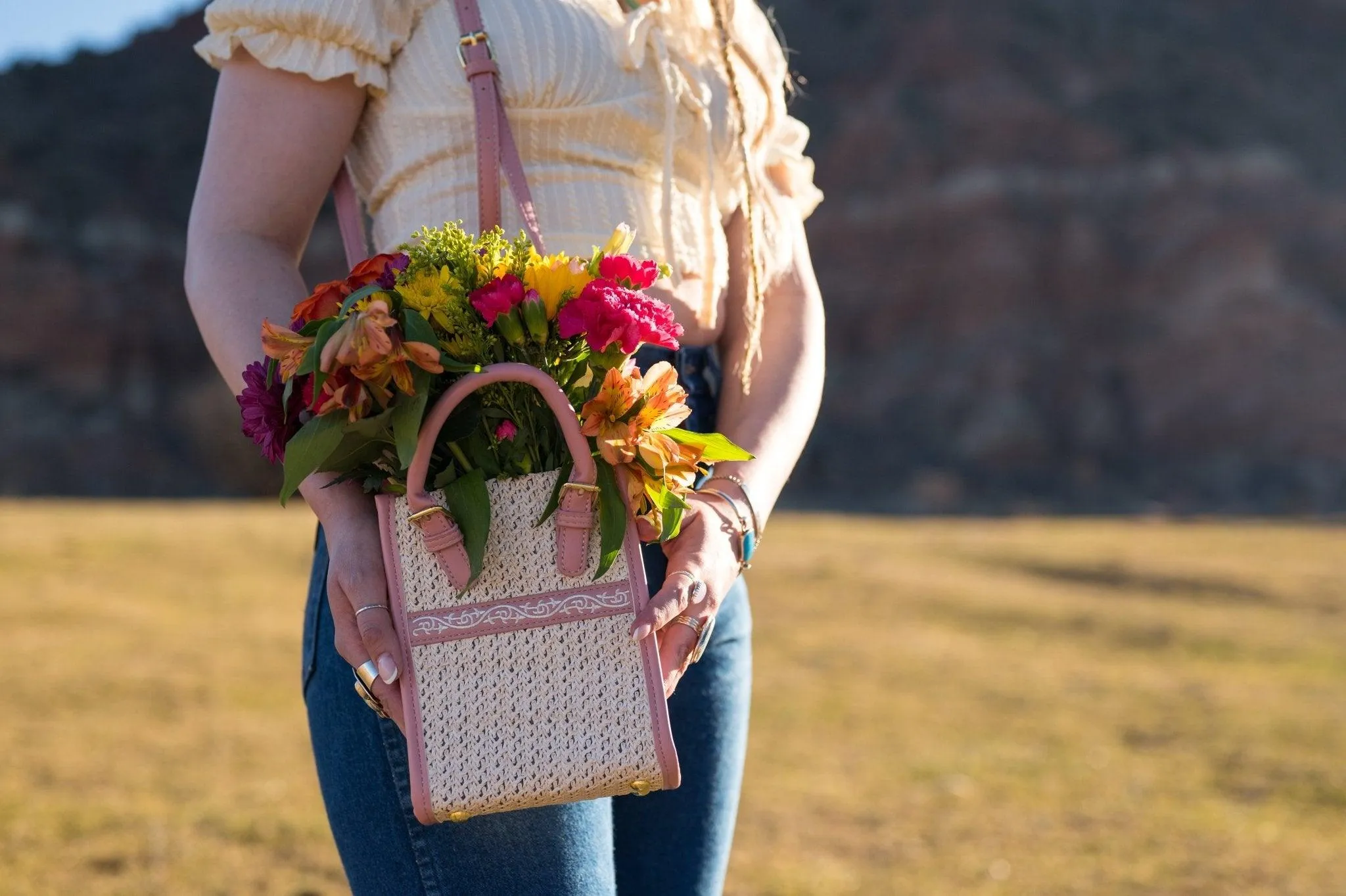 Mila Woven Crossbody