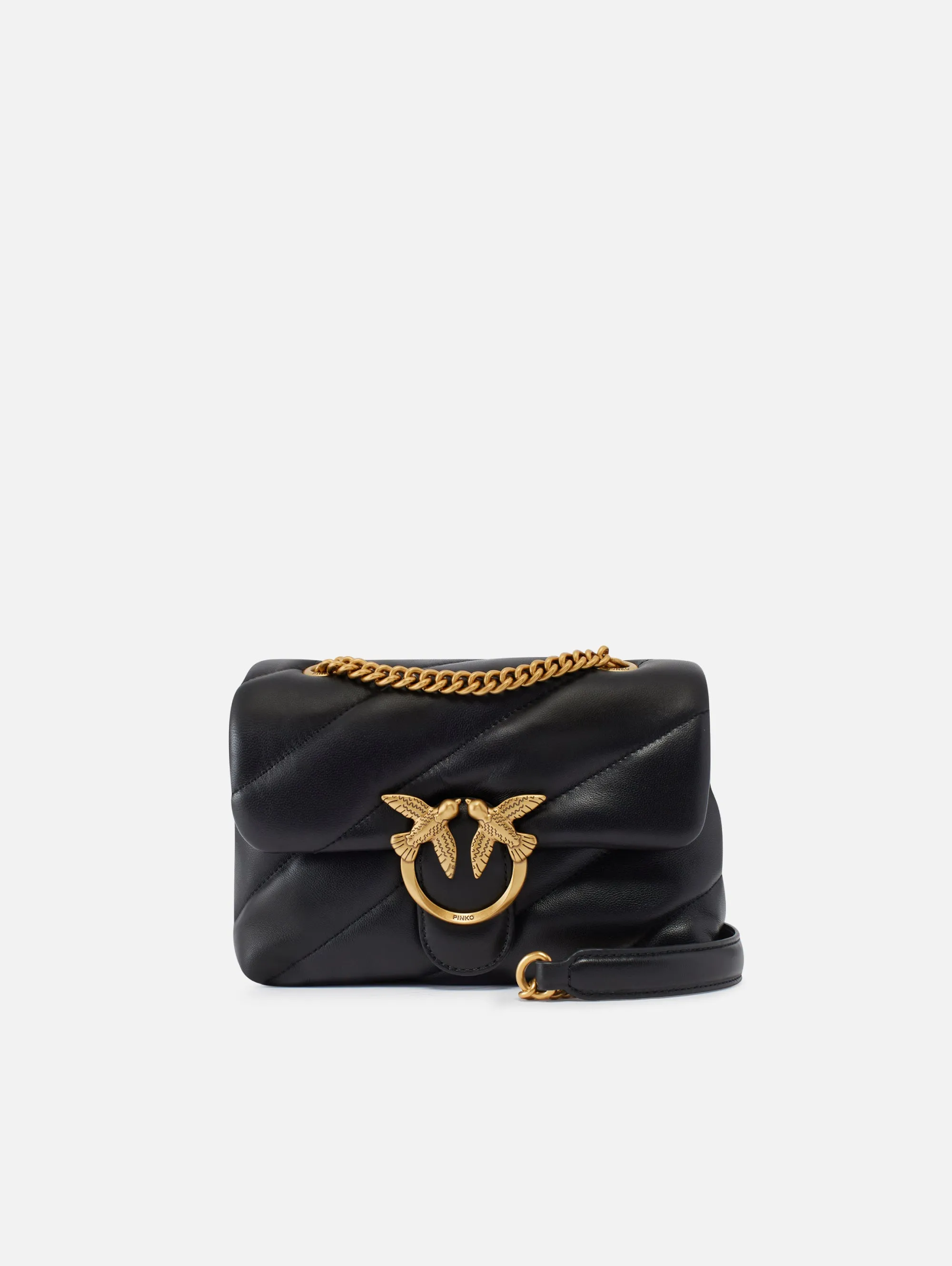 Mini Bag in Black Nappa