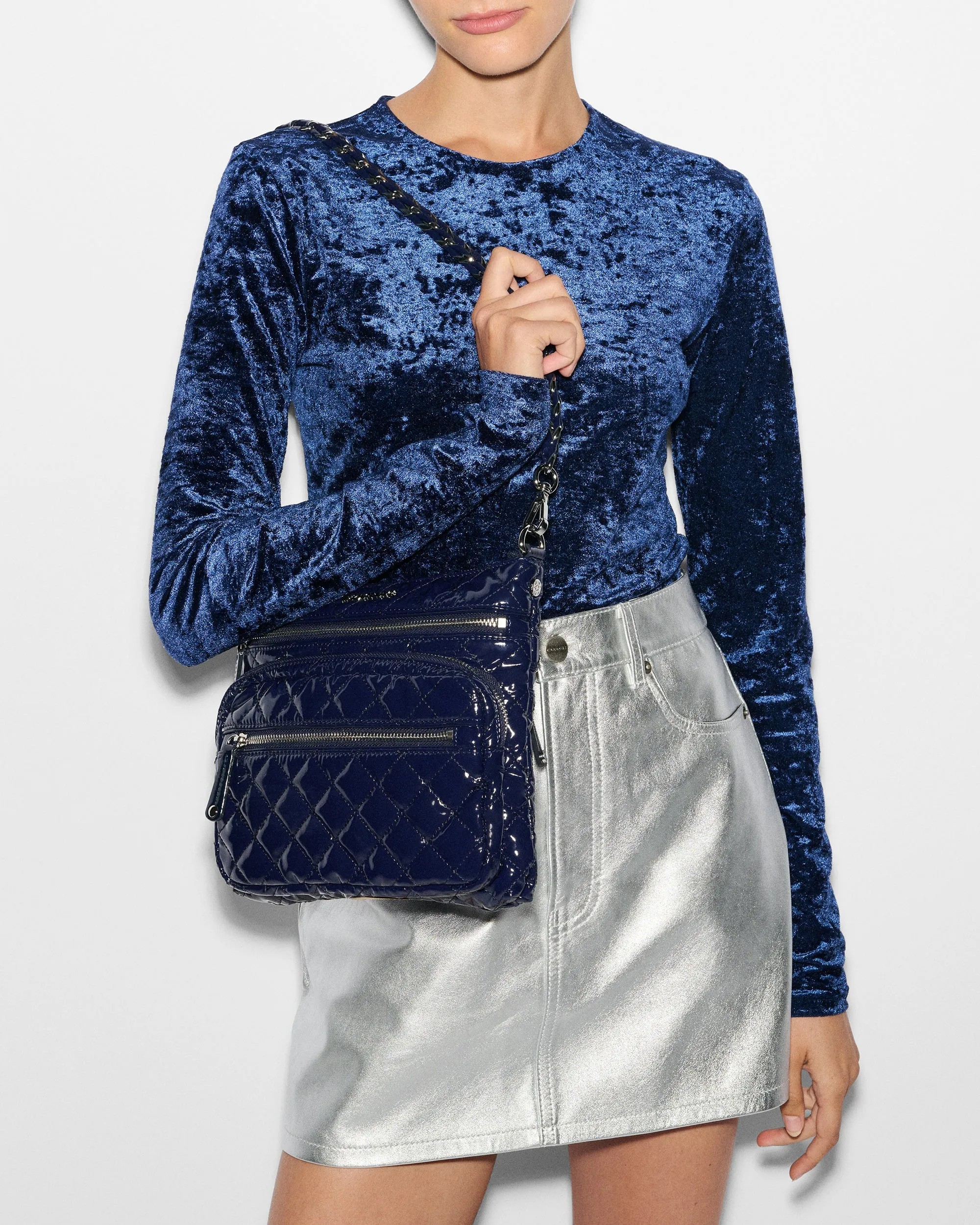 Navy Lacquer Downtown Crosby Crossbody