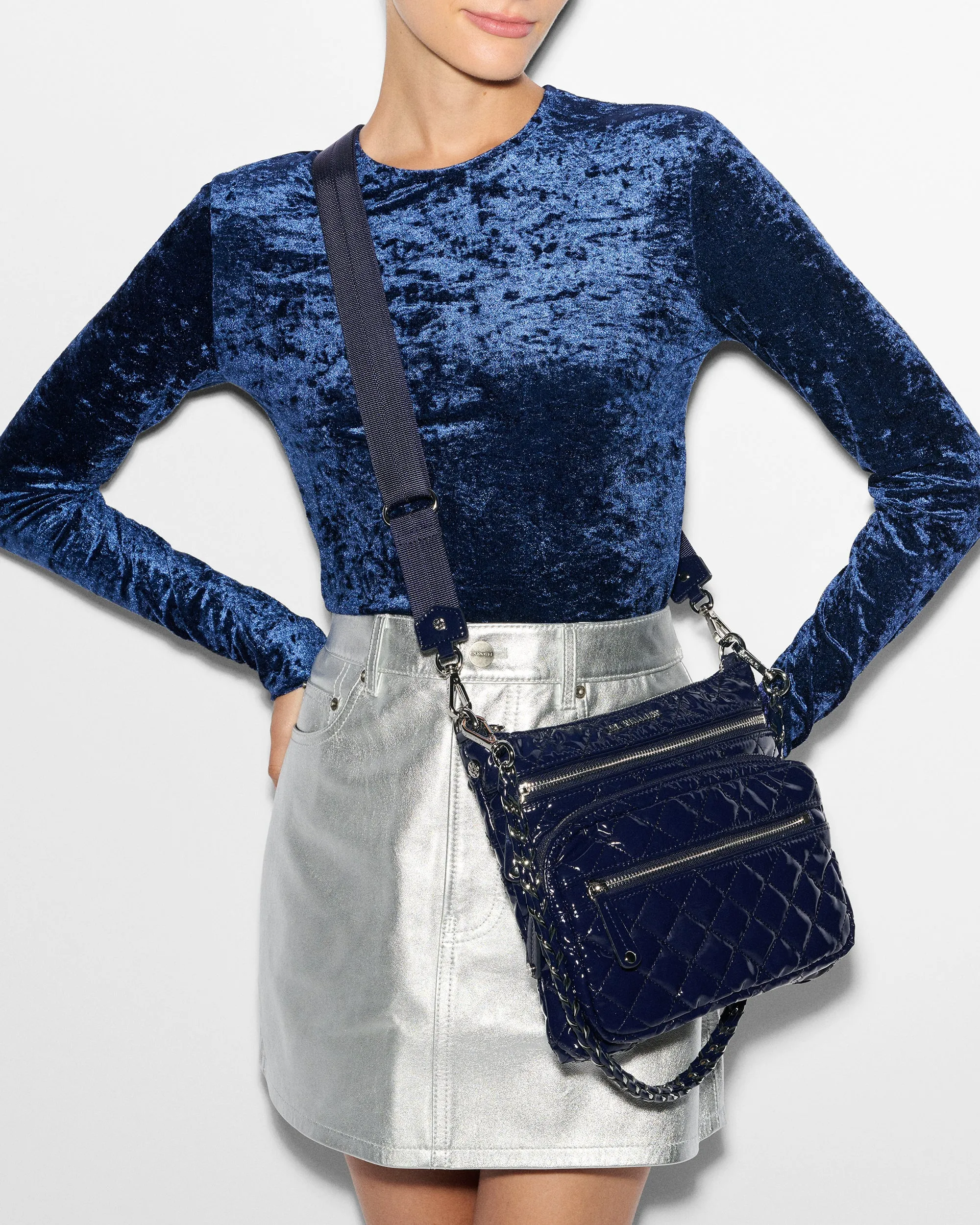 Navy Lacquer Downtown Crosby Crossbody