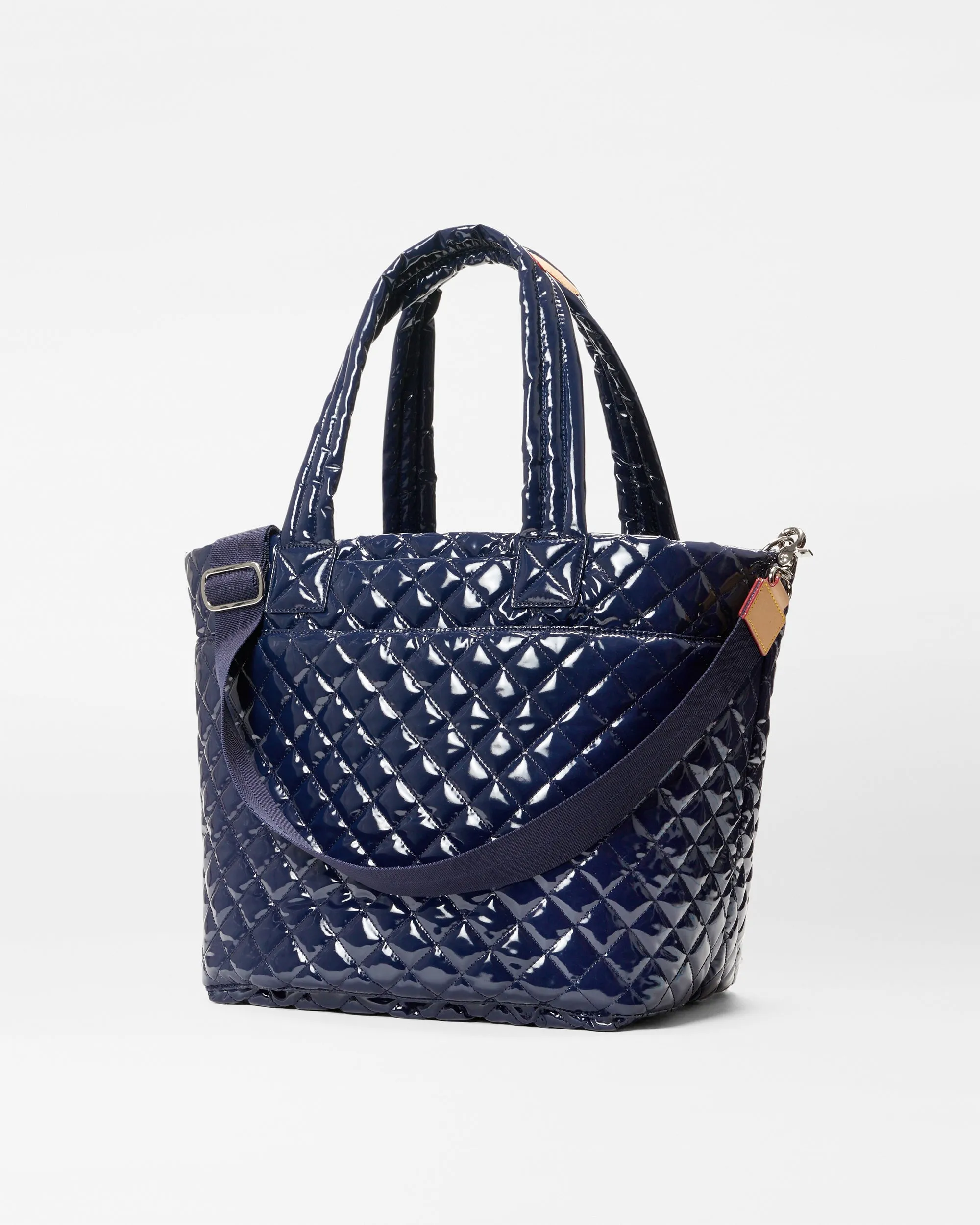 Navy Lacquer Medium Metro Tote Deluxe