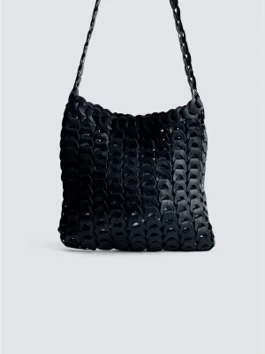 Ns Link Black Shoulder Bag