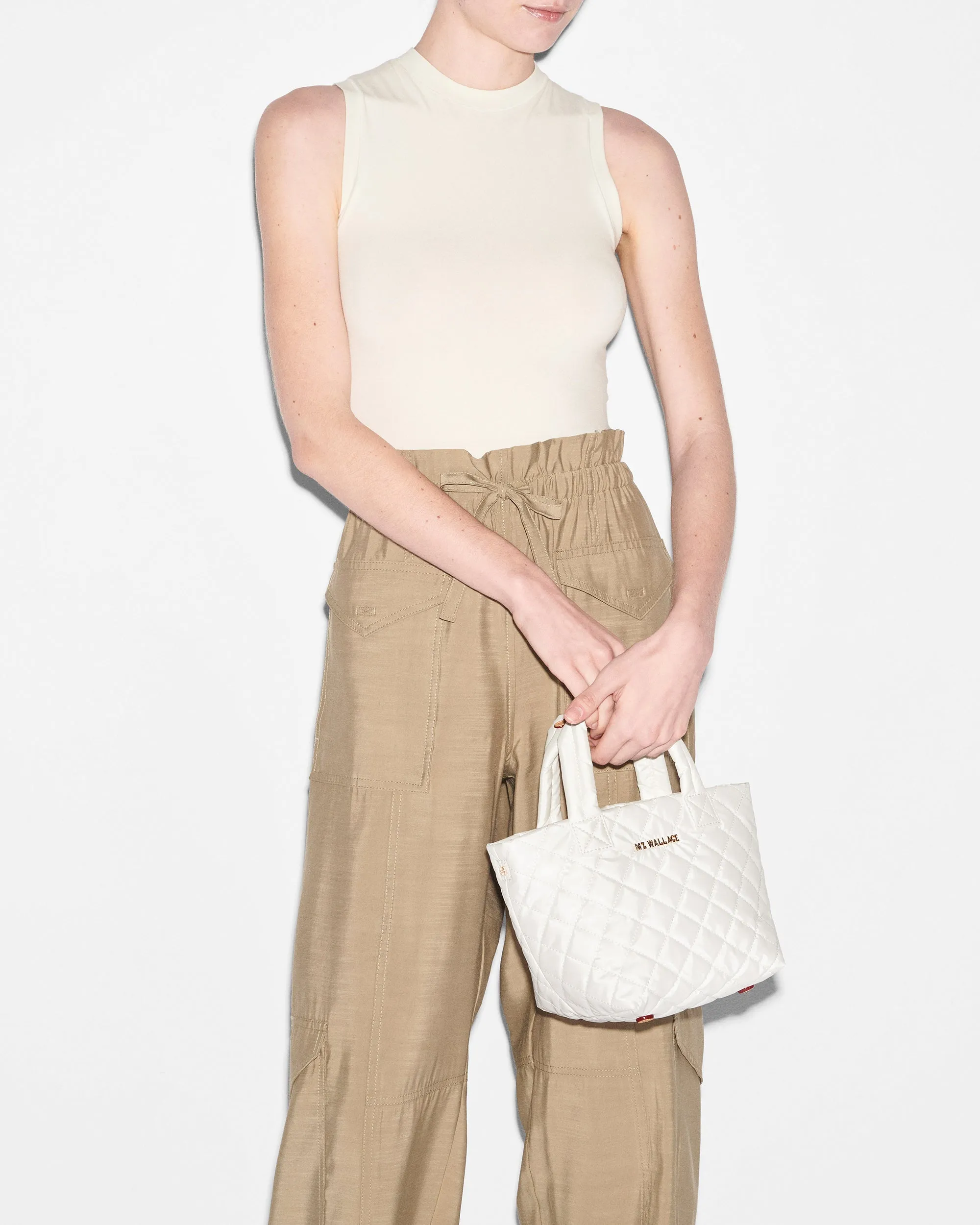 Pearl Metallic Micro Metro Tote Deluxe