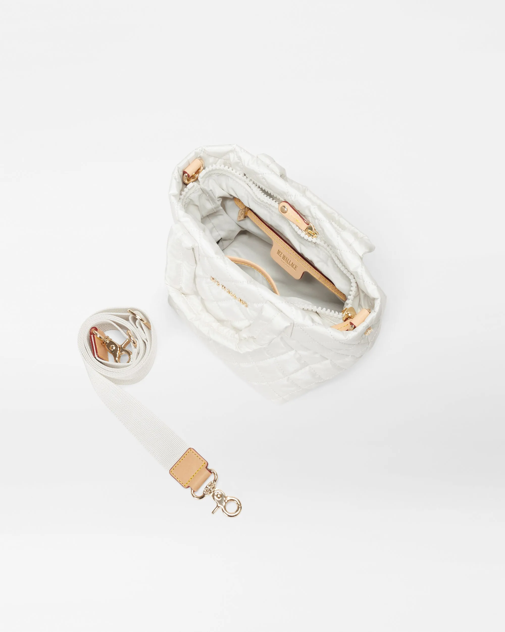 Pearl Metallic Micro Metro Tote Deluxe