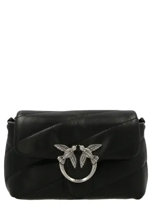 Pinko Love Bird Quilted Baby Shoulder Bag