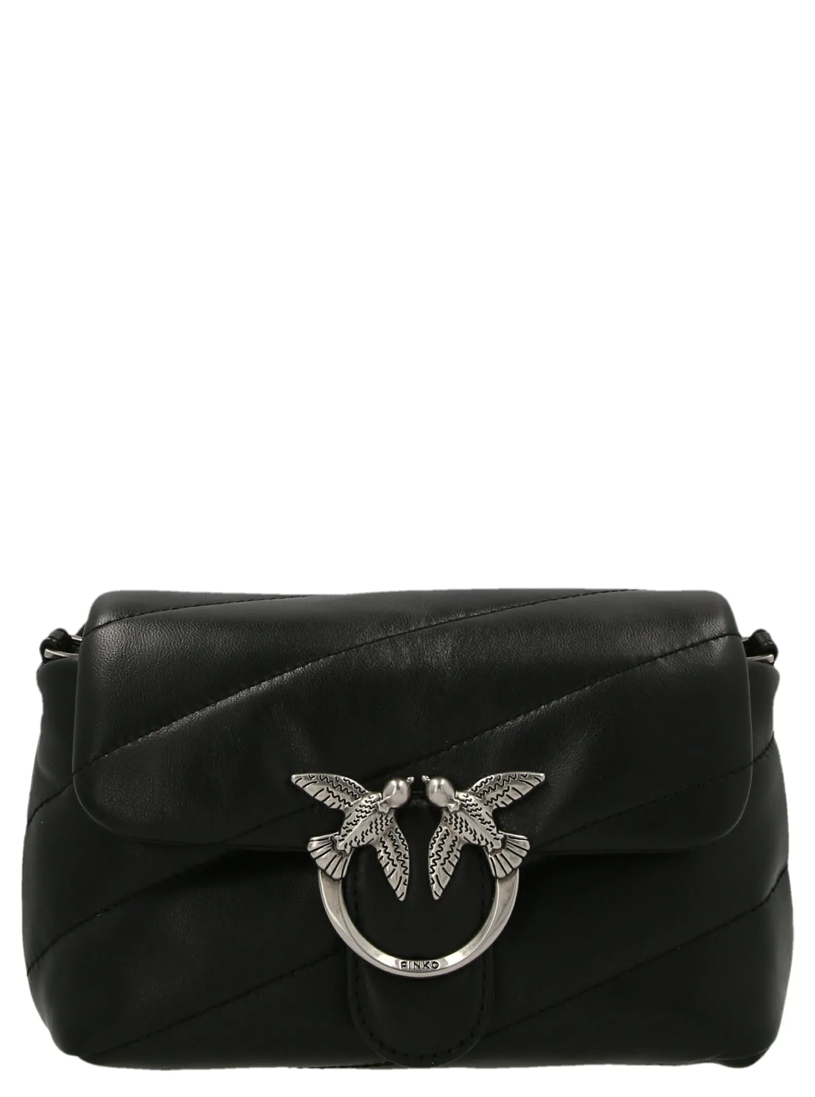 Pinko Love Bird Quilted Baby Shoulder Bag