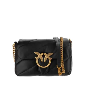 Pinko Love Bird Quilted Baby Shoulder Bag
