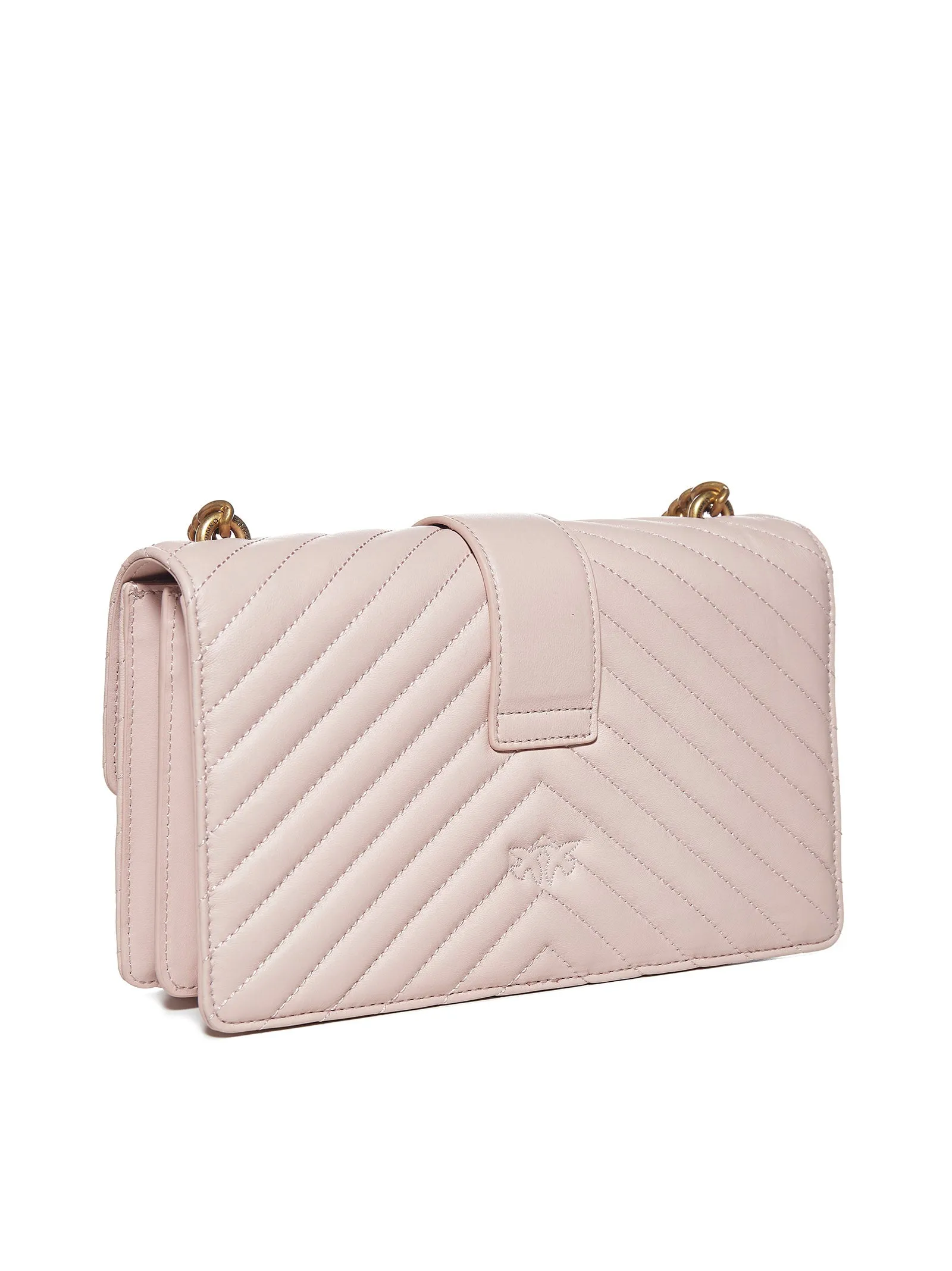 Pinko Love Bird Quilted Crossbody Bag