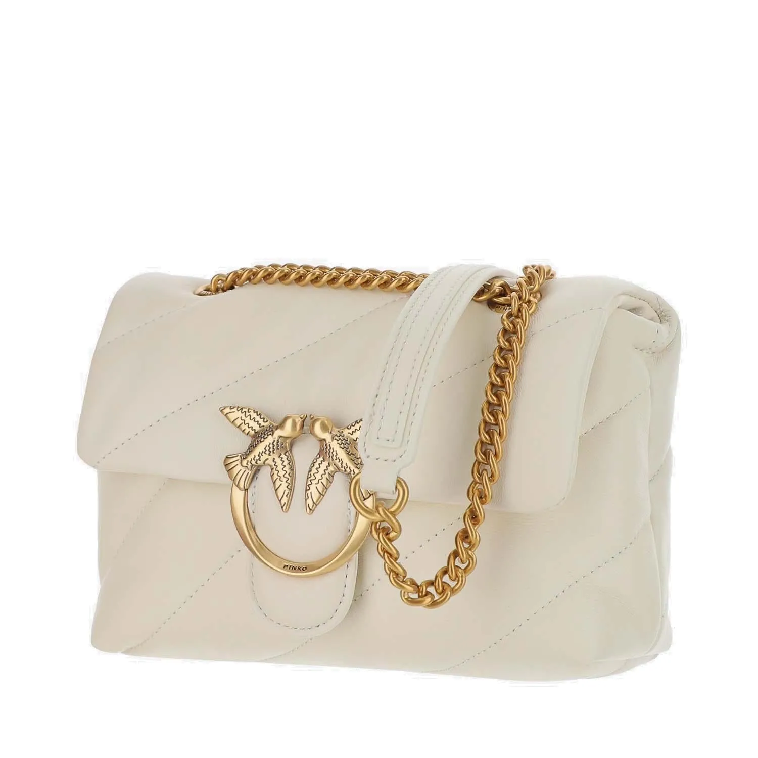 Pinko Love Bird Quilted Mini Shoulder Bag
