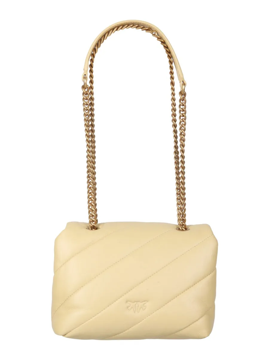 Pinko Love Bird Quilted Mini Shoulder Bag