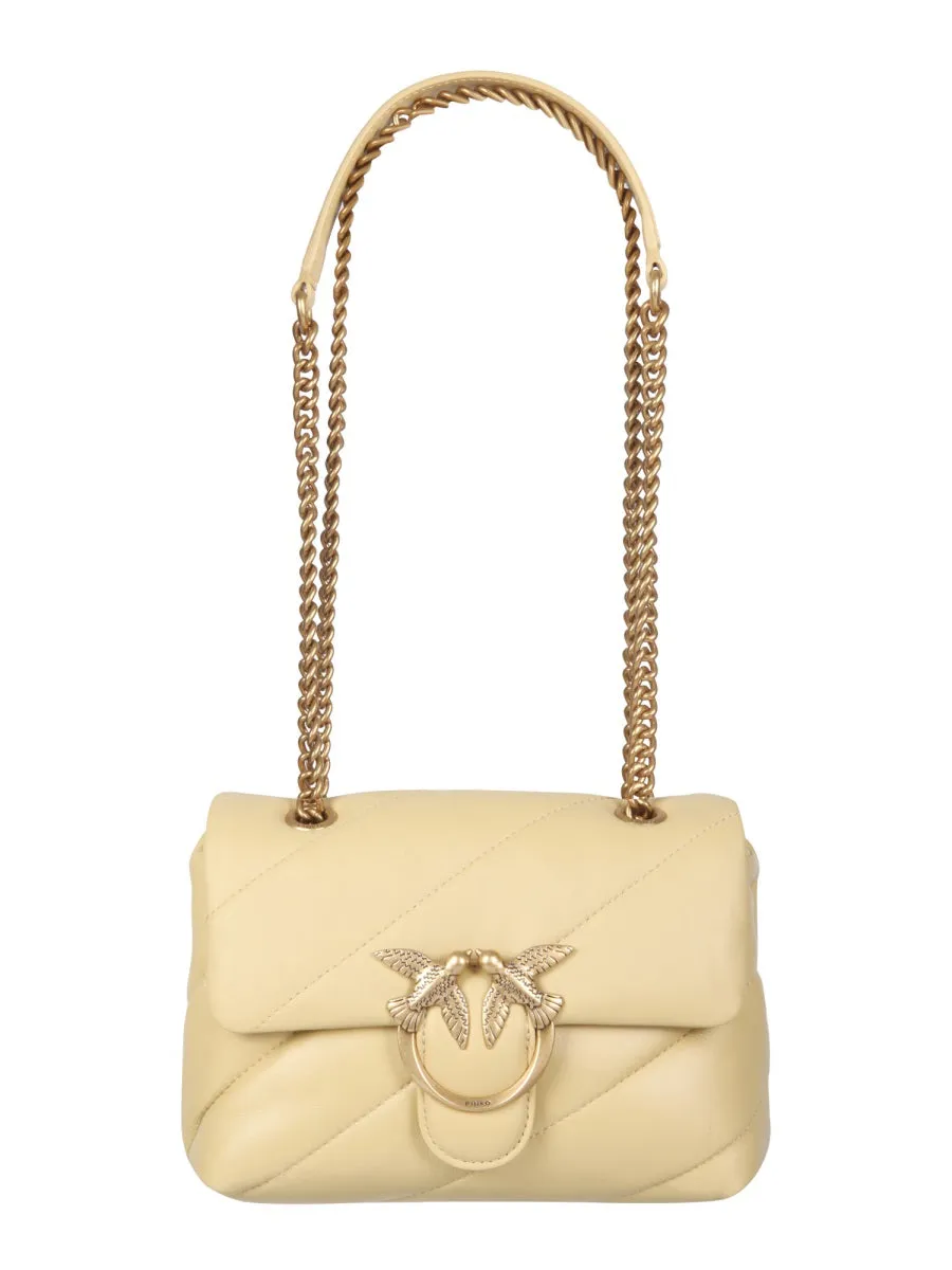 Pinko Love Bird Quilted Mini Shoulder Bag