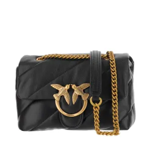 Pinko Love Bird Quilted Mini Shoulder Bag