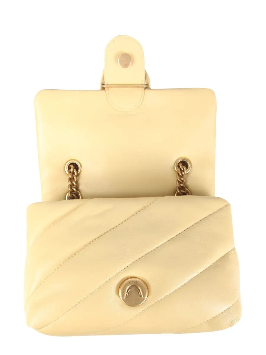 Pinko Love Bird Quilted Mini Shoulder Bag