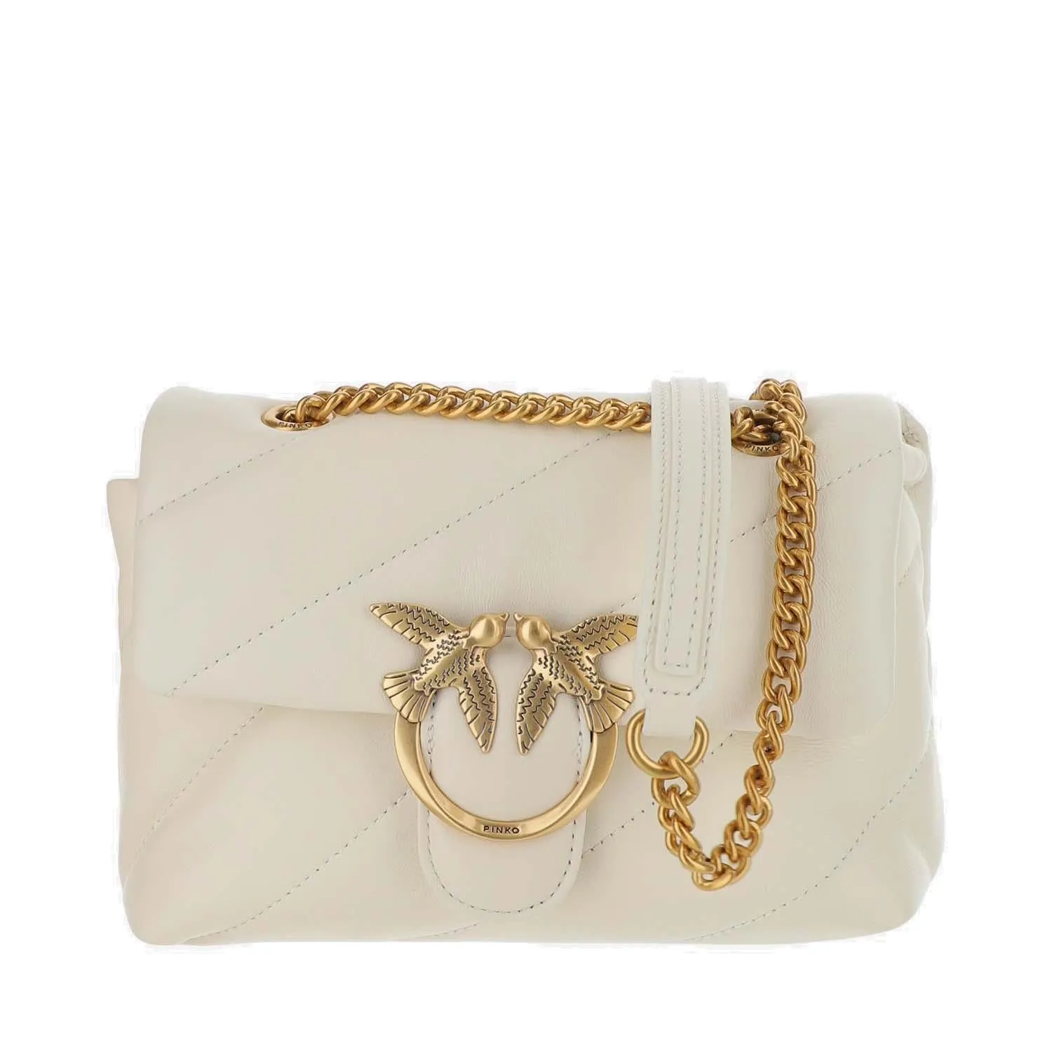 Pinko Love Bird Quilted Mini Shoulder Bag