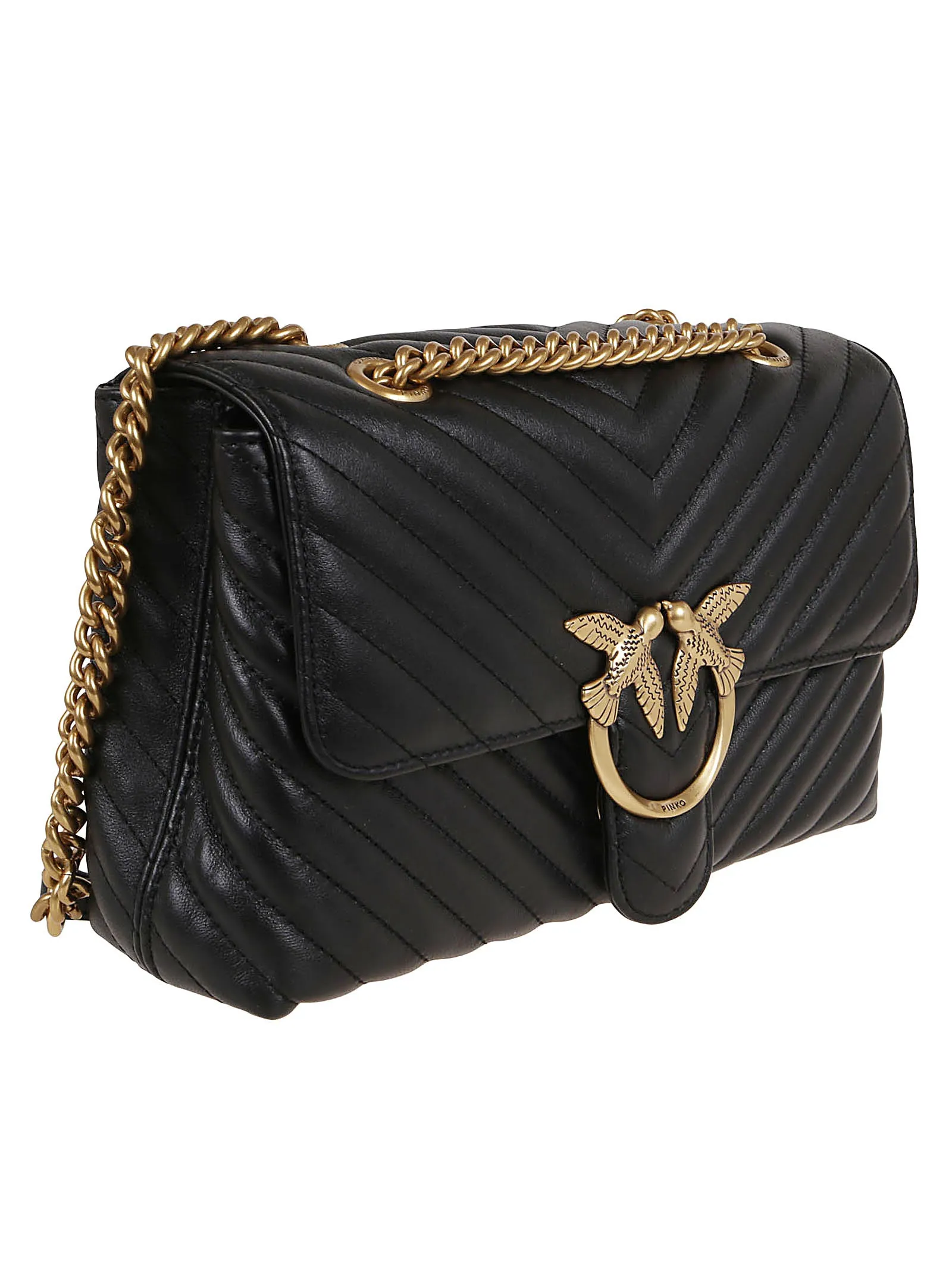 Pinko Love Icon Quilted Shoulder Bag