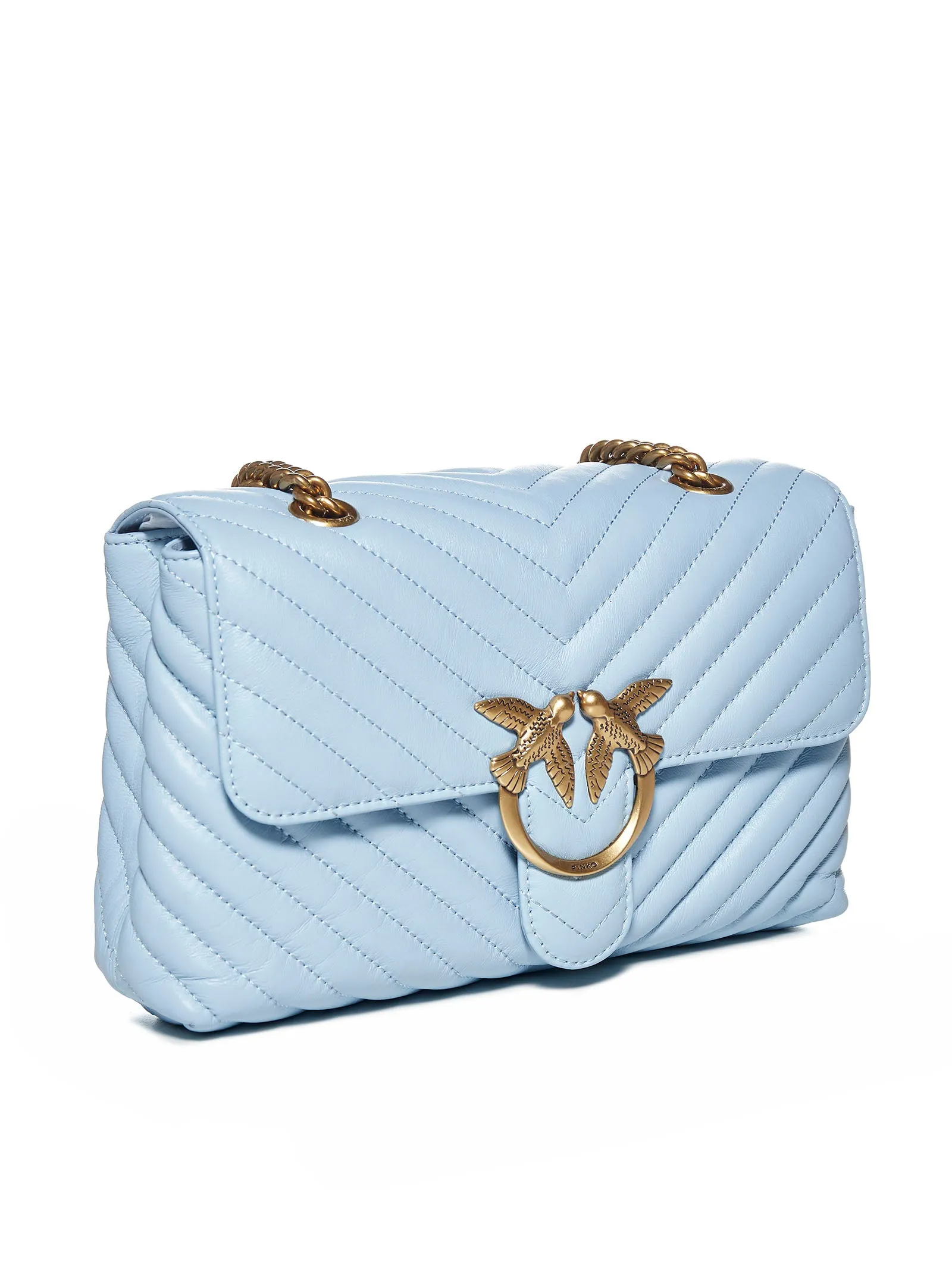 Pinko Love Icon Quilted Shoulder Bag