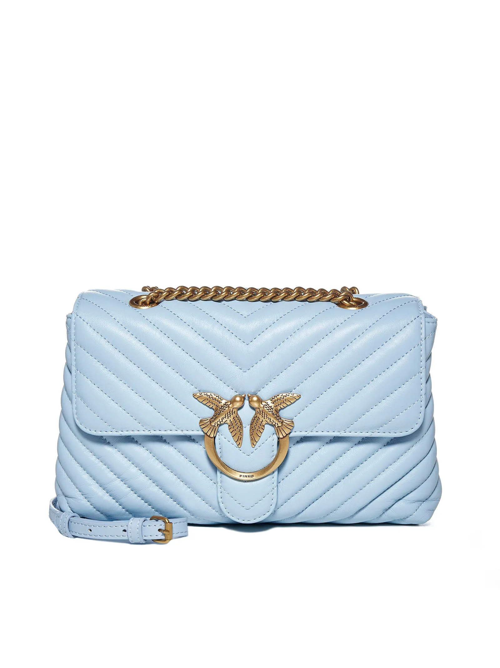Pinko Love Icon Quilted Shoulder Bag