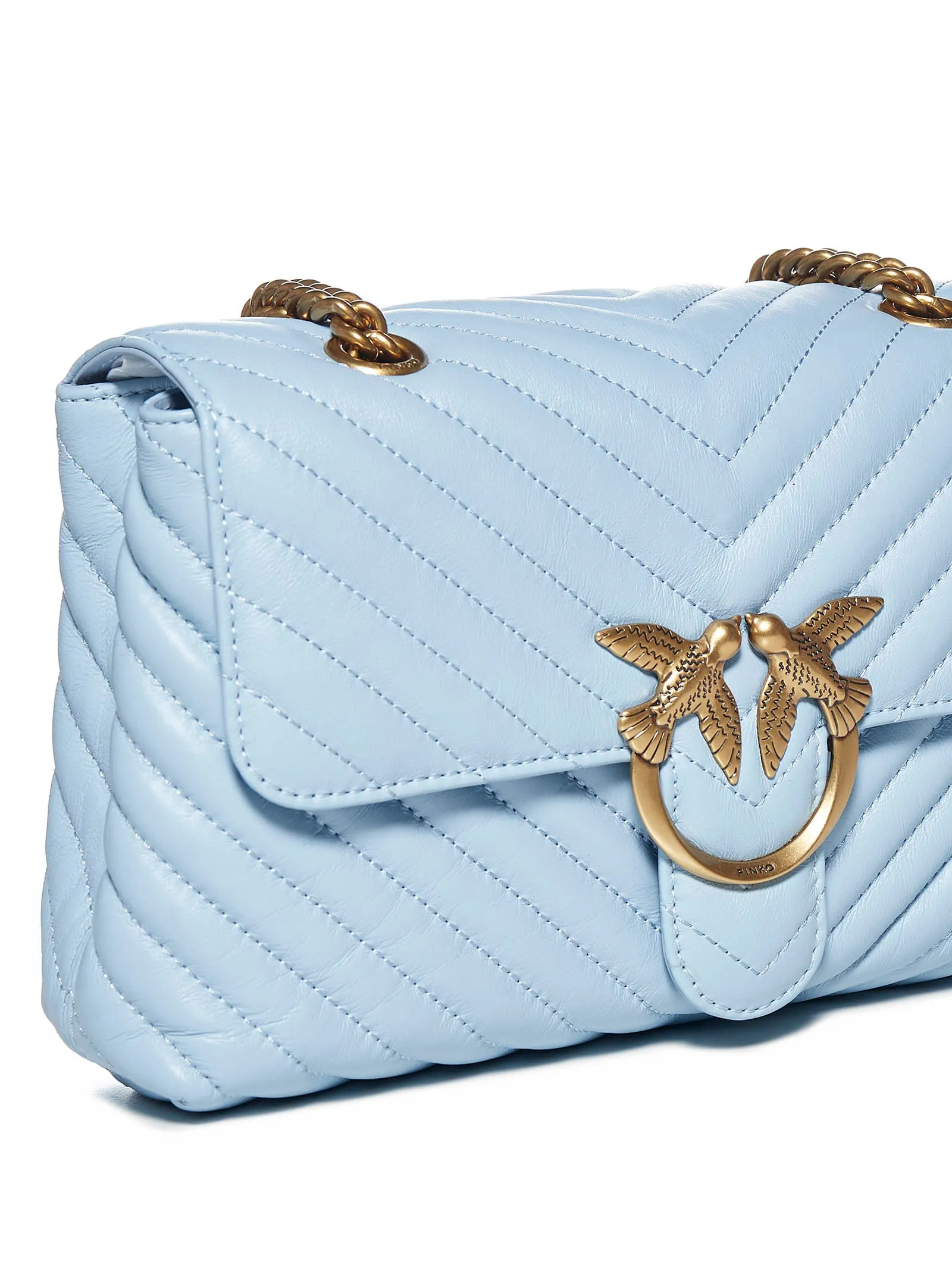 Pinko Love Icon Quilted Shoulder Bag