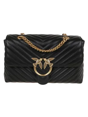 Pinko Love Icon Quilted Shoulder Bag