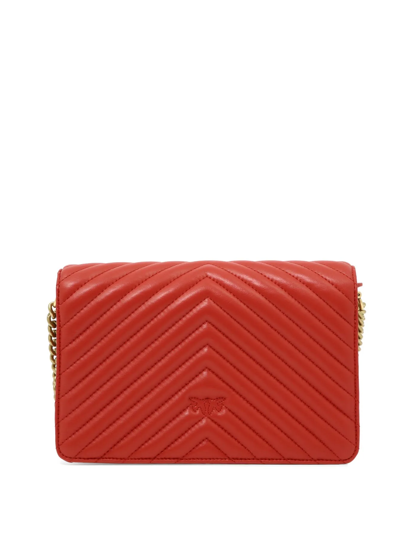 Pinko Quilted Mini Love Crossbody Bag