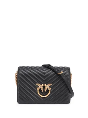 Pinko Quilted Mini Love Crossbody Bag