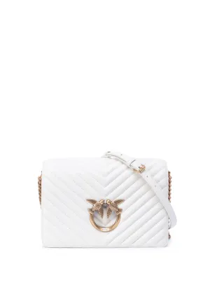 Pinko Quilted Mini Love Crossbody Bag