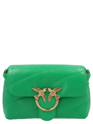 Pinko Small Love Bird Quilted Crossbody Bag
