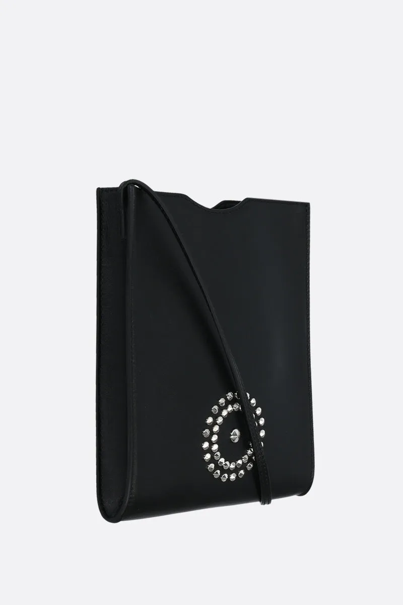Pollux smooth leather crossbody bag