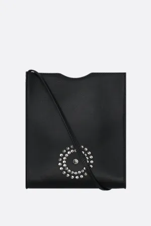 Pollux smooth leather crossbody bag
